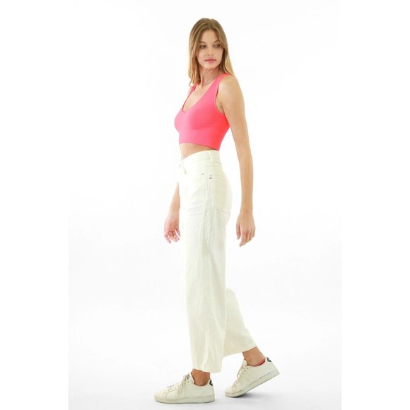 NWT Pink Nikibiki Plunge Tank Top - Picture 3 of 5